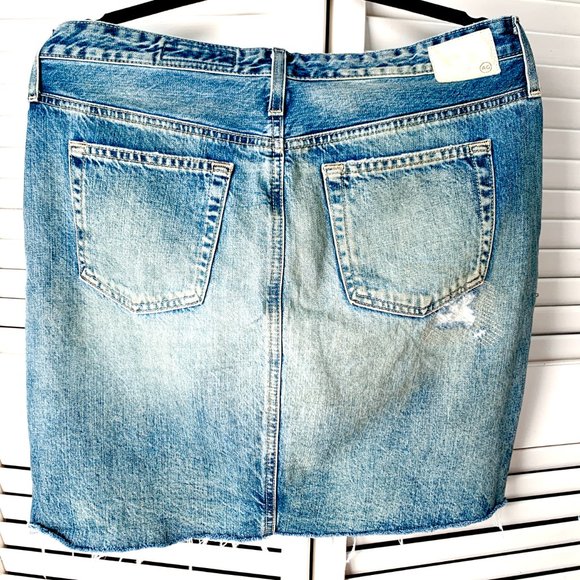 AG-ED Denim Skirt Size 31R Cotton - Picture 3 of 3